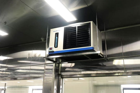 食品加工車間制冷降溫，應(yīng)用蒸發(fā)冷省電空調(diào)- 臥式軸流機(jī)型
