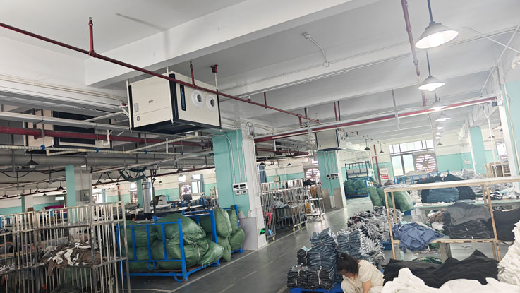 工業(yè)廠房制冷降溫，安裝工業(yè)省電空調(diào)-臥式射流